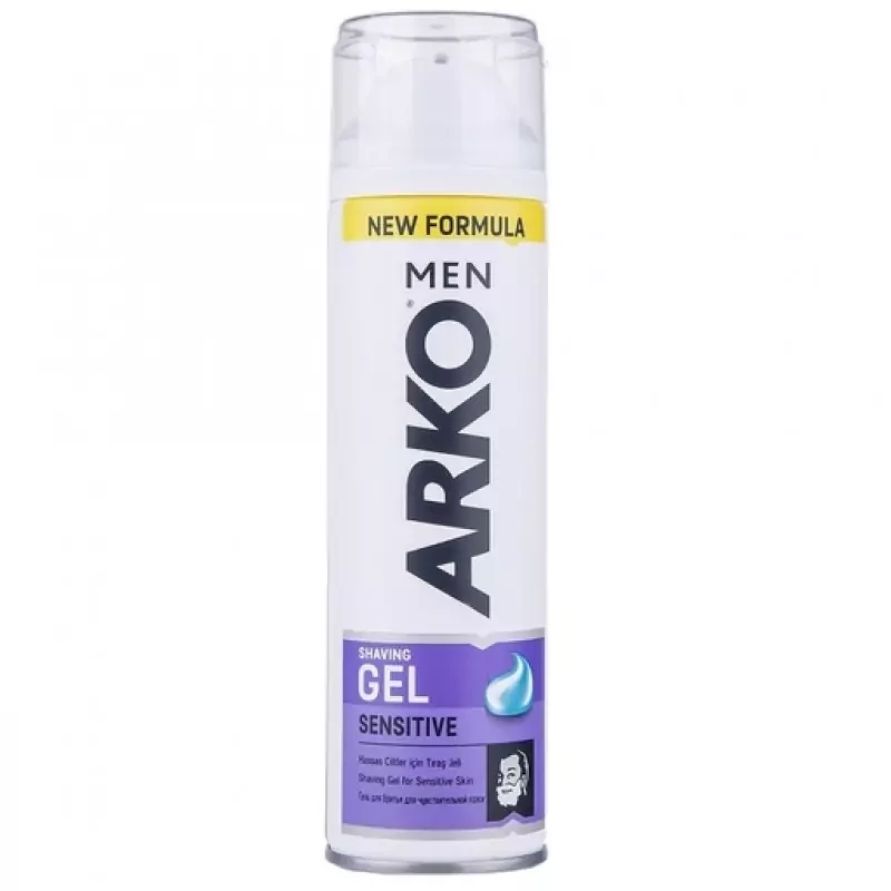 ژل اصلاح ریش آرکو ARKO مدل Sensitive  حساس برای پوست های حساس