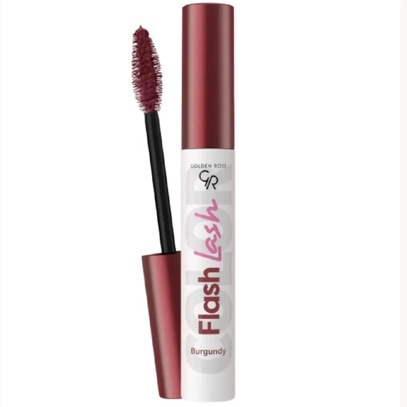ریمل رنگی گلدن رز رنگ بورگوندی Golden Rose mascara Burgundy