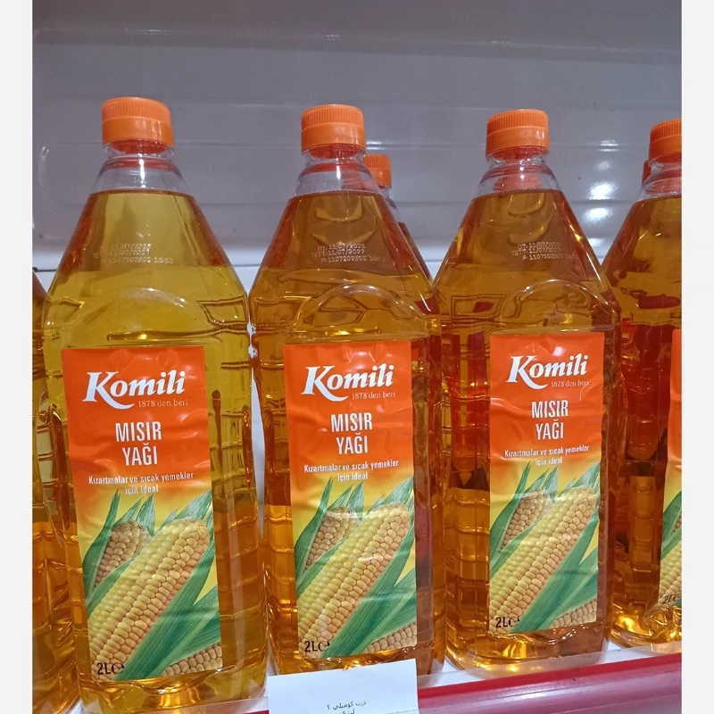 روغن ذرت کومیلی Komili Misir Yagi حجم 2000 میل