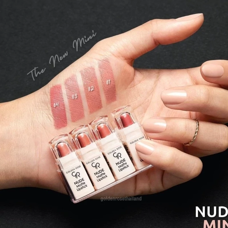 ٰرژ لب های نود مینی گلدن رز ساخت ترکیه03