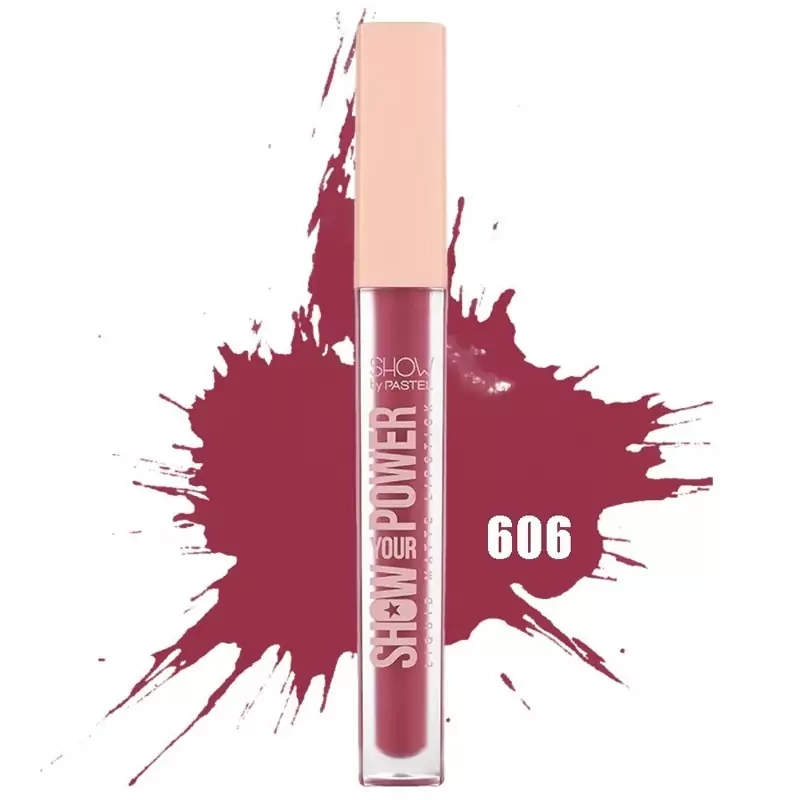 رژلب مایع پاستل (Pastel) مدل Show Your Power کد 606