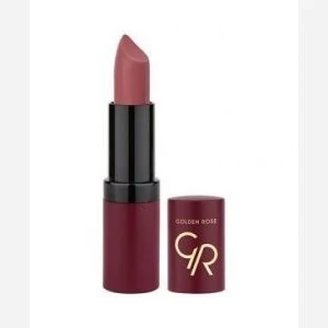 رژ لب جامد مات مخملی گلدن رز مدل Velvet Matte شماره 12