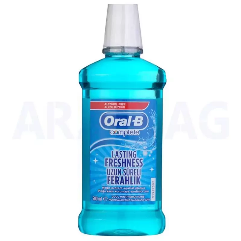 دهانشویه فاقد الکل اورال بی مدل lasting freshness حجم 350 میل