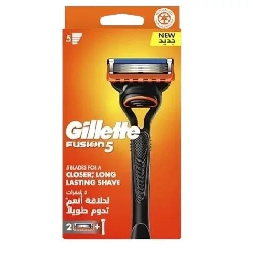 خودتراش ژیلت Gillette مدل Fusion5 یک دسته و دو تیغ اضافه