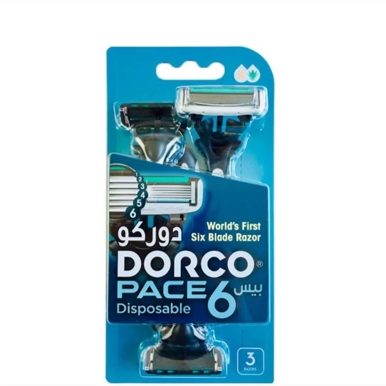 تیغ اصلاح 6 لبه 3 عددی دورکو مدل PACE6