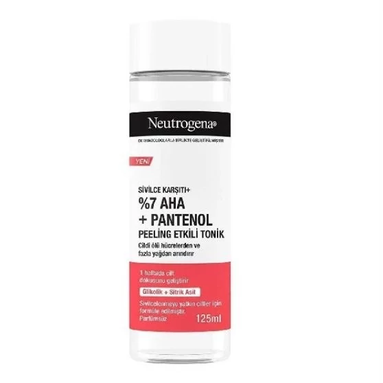تونر لایه بردار روشن کننده و ضدجوش نیتروژینا AHA 7درصد و پانتنول