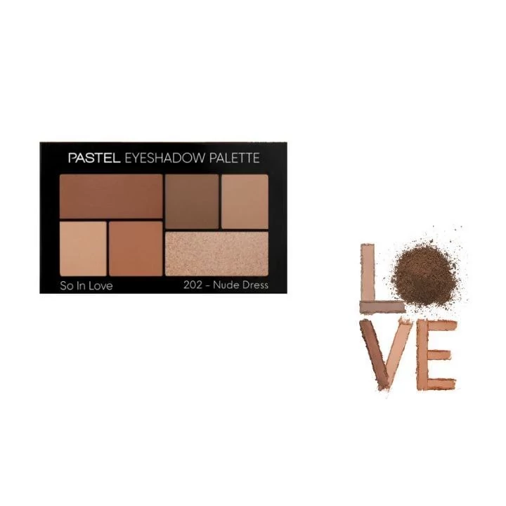 پالت سایه 6 رنگ پاستل شماره 202 pastel