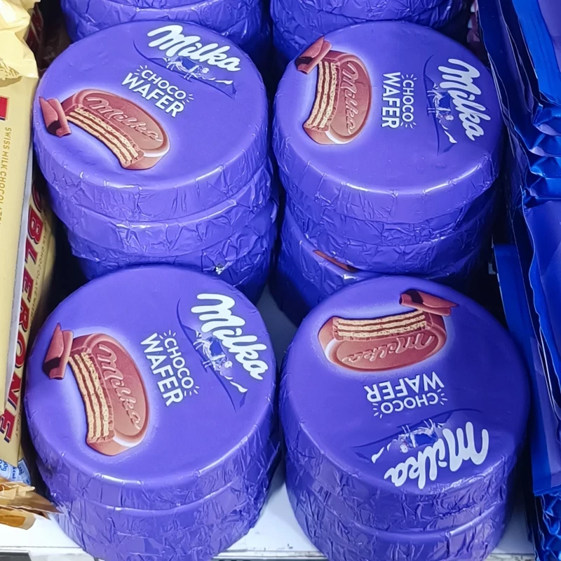 بیسکویت سکه ای با روکش شکلاتی میلکا  30 گرم  Milka Choco Wafer