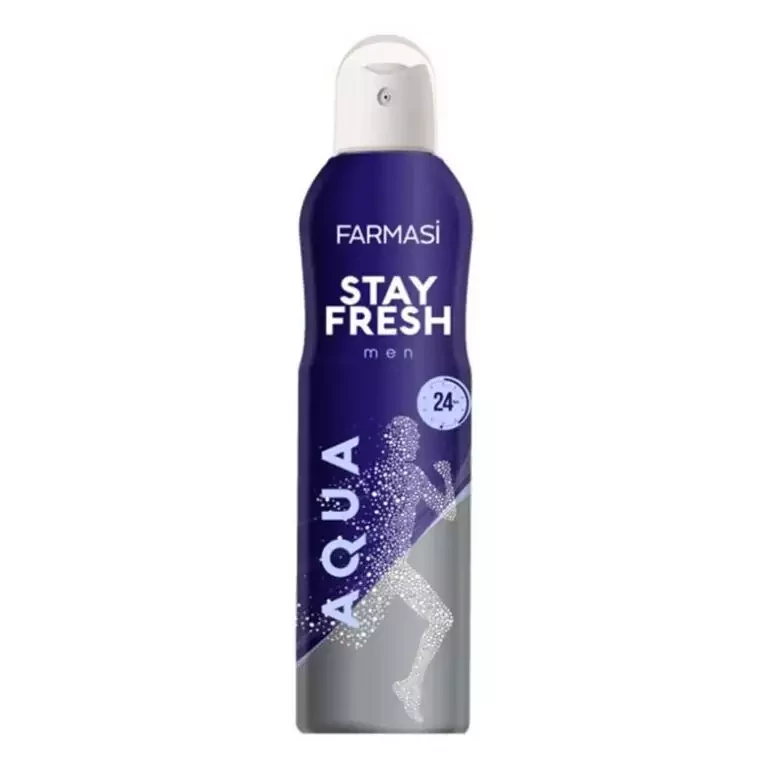 اسپری دئودورانت stay fresh مردانه فارماسی آکوا