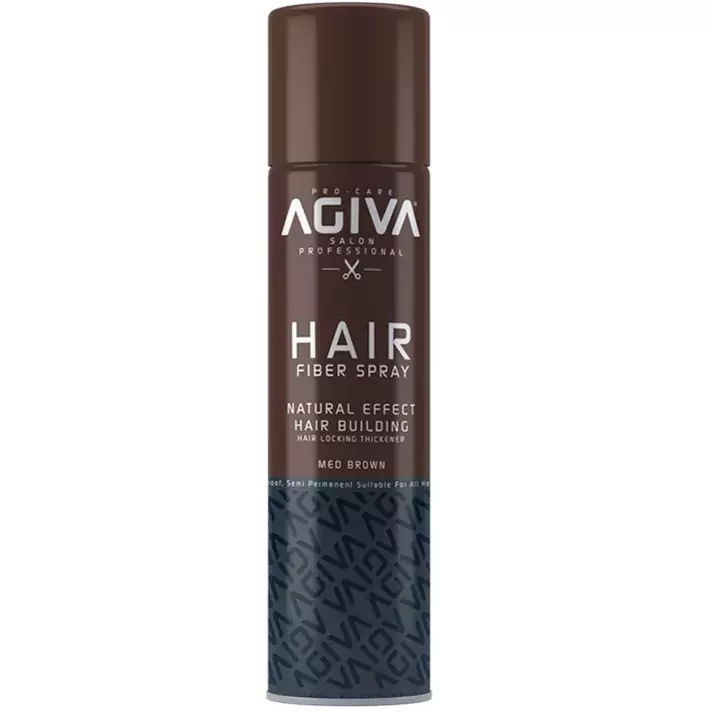 اسپری پرپشت کننده مو آگیوا AGIVA اصل مدل  رنگ قهوه ای