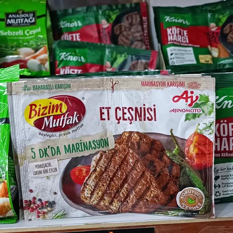 ادویه گوشت استیک و کبابی بیزیم موتفاک 32 گرمی Bizim Mutfak et Cesnisi