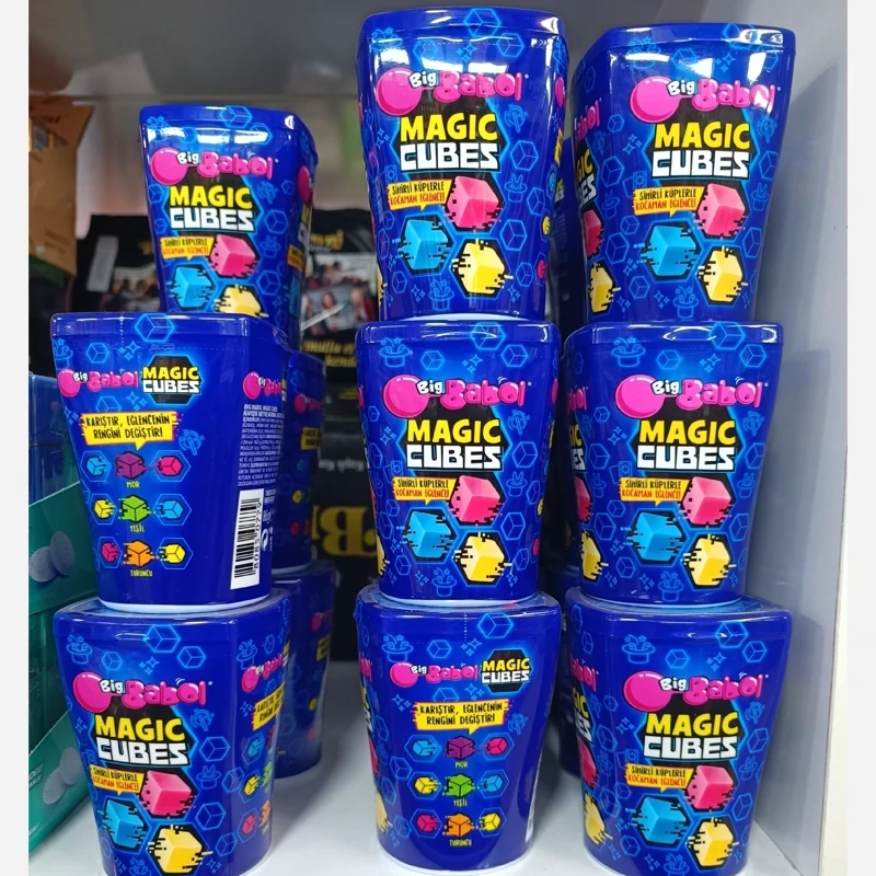 آدامس میوه ای بیگ بابل Big Babol مدل Magic Cubes وزن 86 گرم