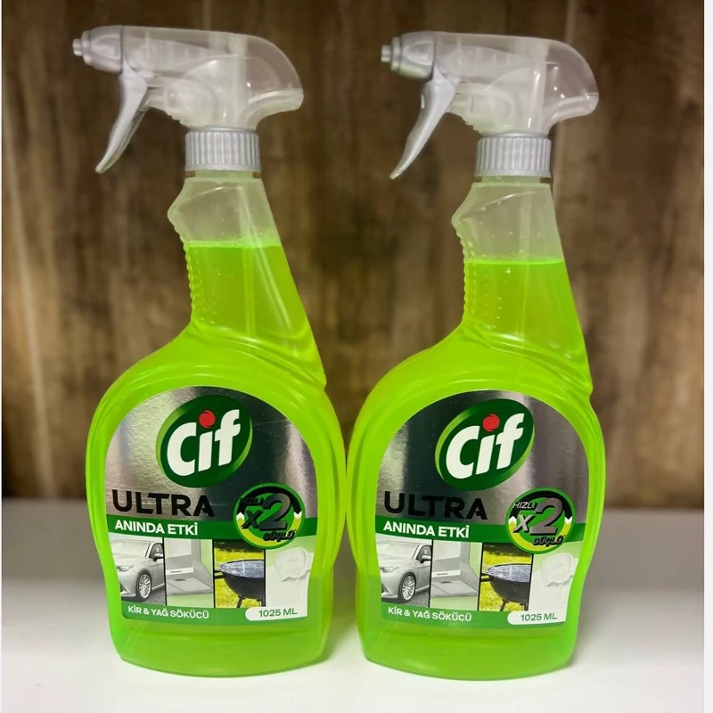 اسپری پاک کننده فوری روغن و کثیفی سیف 1025 میلی لیتر  CIF ULTRA ANINDA ETKI
