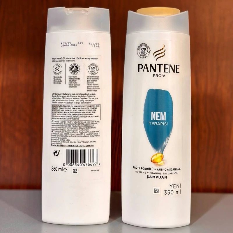 شامپو پنتن Pantene مدل نم تراپاسی nem terapisi حجم 350 میل
