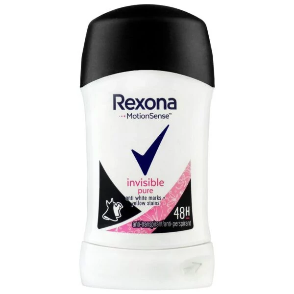 مام رکسونا صابونی مردانه زنانه invisible pure 48 ساعته بادوام