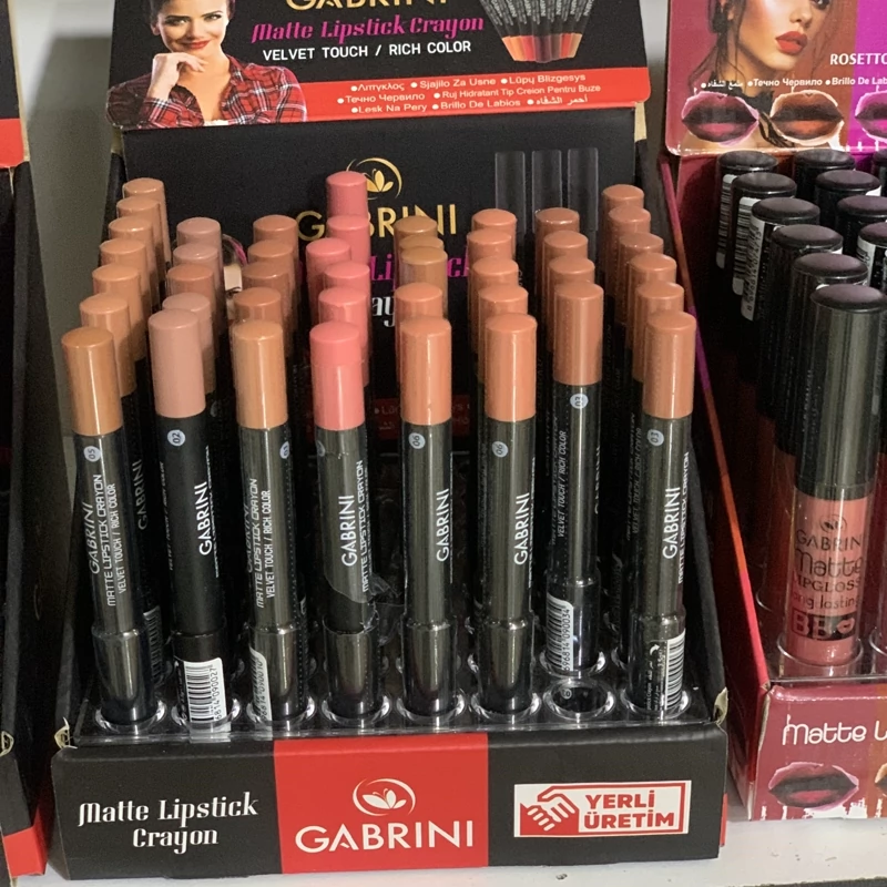 رژ لب مدادی گابرینی مدل Matt Lipstick Crayon از شماره 1تا 24