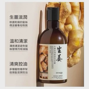 شامپو صافی و ابریشمی زنجبیل بیوآکوا BIOAQUA