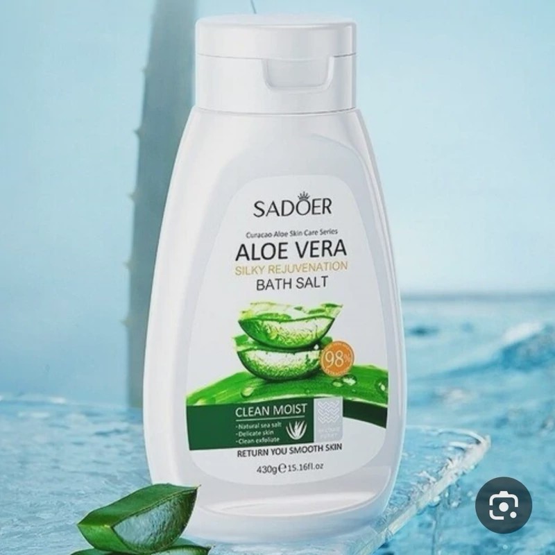 نمک حمام بدن آلوئه ورا سادور Sadoer Aloe Vera Body Bath Salt Sadoer Aloe Vera Body Bath Salt