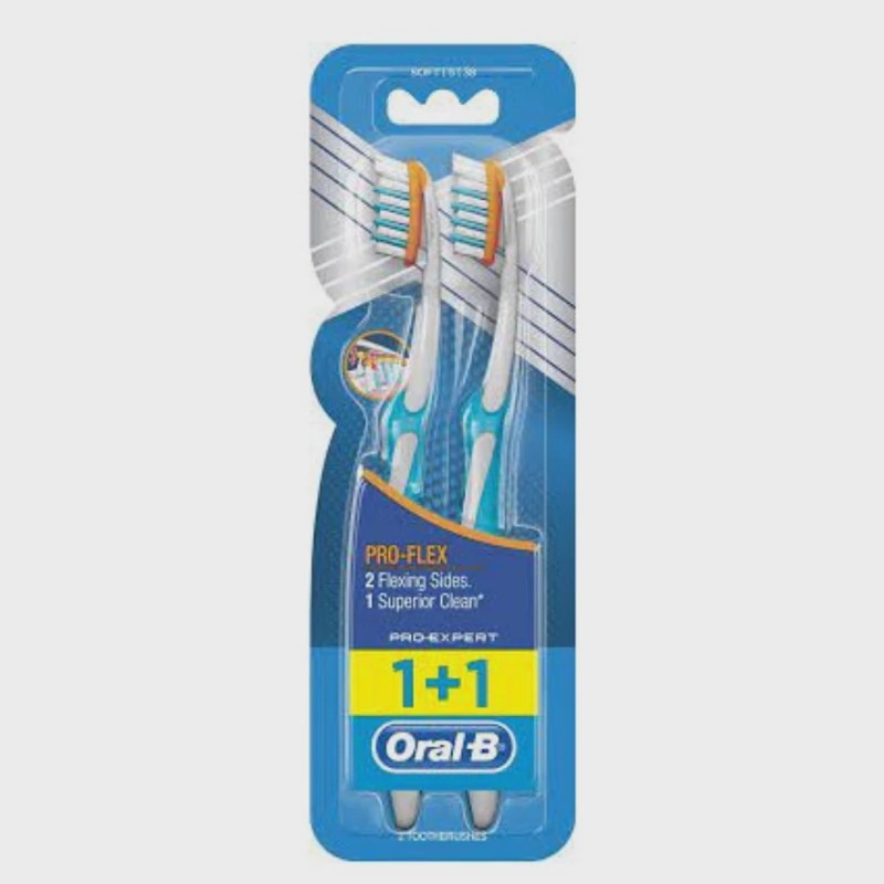 مسواک اورال بی دوقلو درجه یک مدل PRO FLEX