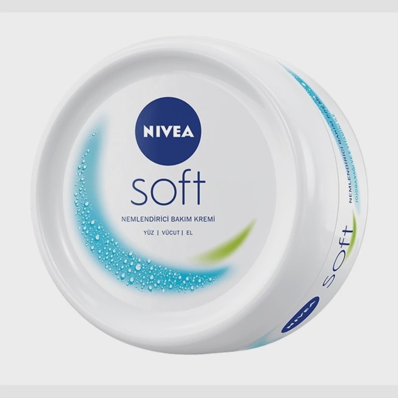 کرم نیوآ سافت آلمان NIVEA Soft نرم کننده و مرطوب کننده حجم 300 میل