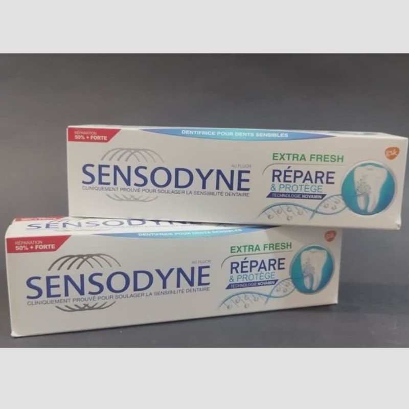 خمیر دندان سنسوداین سری repair and protect وزن 75 گرم