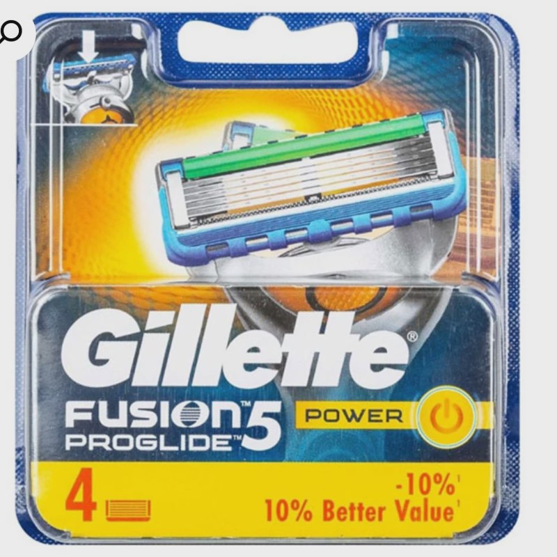 تیغ یدک ژیلت مدل Fusion Proglide Power5 بسته 4 عددی
