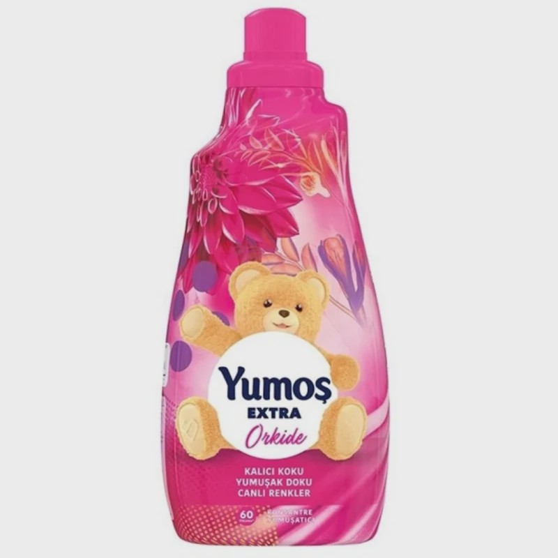 نرم کننده حوله و لباس یوموش Yumo s با اسانس ارکیده وزن 1440 میل