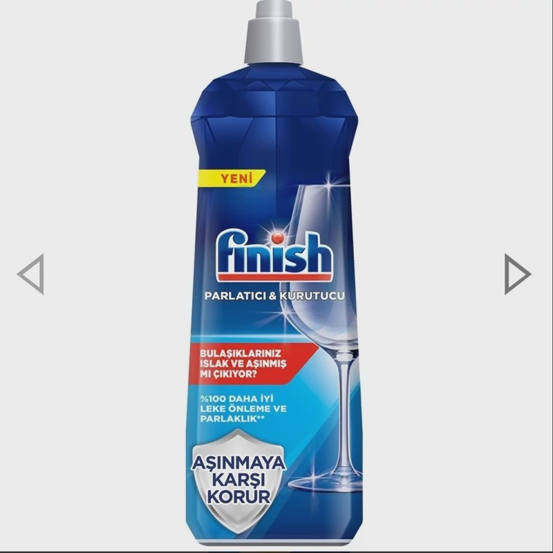 مایع جلادهنده ماشین ظرفشوئی فینیش finish حجم 800 میل
