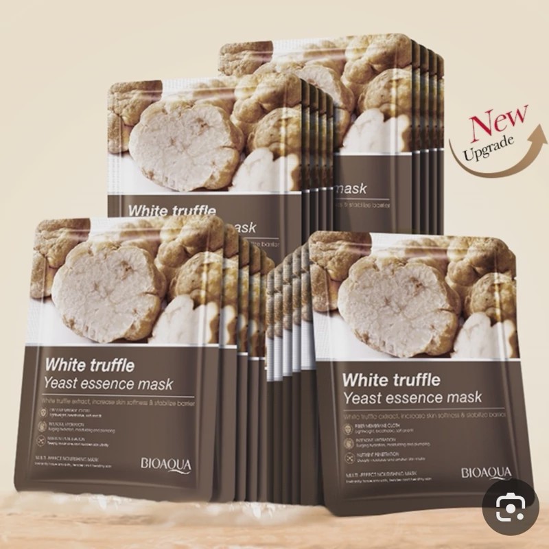 ماسک جدید صورت ورقه ای سفید کننده ترافل سفید WHITE Truffle Yeast Essence Mask
