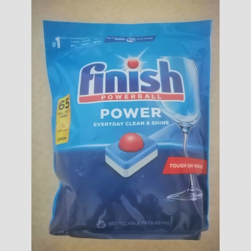 قرص ماشین ظرفشویی فینیش finish بسته 65 عددی ساخت لهستان