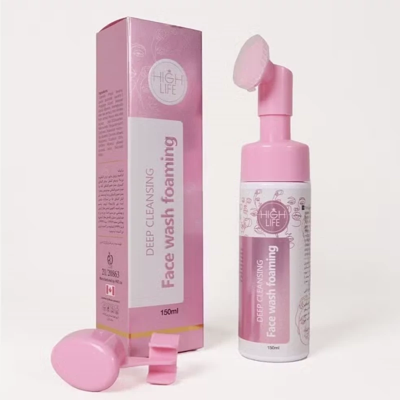 فوم شستشو صورت (فیس واش) سیلیکونی هایلایف حجم 150 میل High life Face Wash