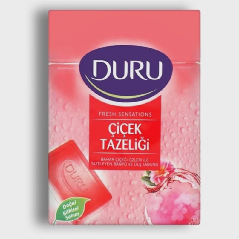 صابون حمام Duru مدل Fresh Sensations رایحه گلهای بهاری وزن 4x150 گرم Duru Fresh Sensations Flower Infusion Herbal Bath S