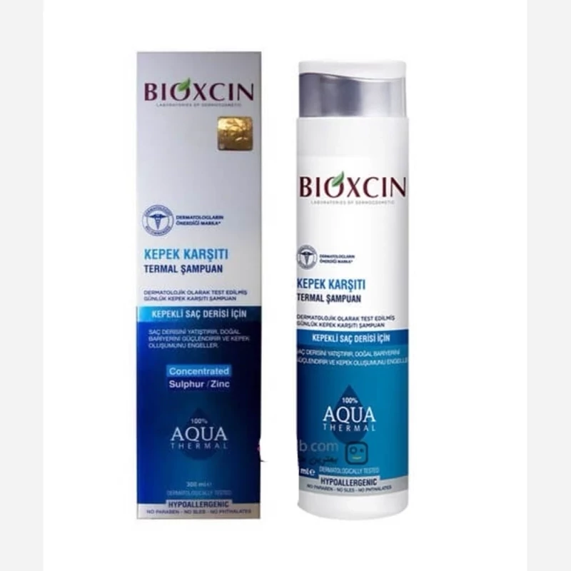 شامپو ضد شوره بیوکسین مدل AQUA THERMAL حجم 300 میل