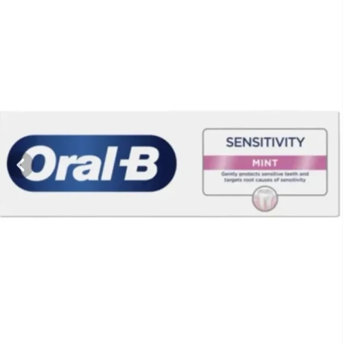 خمیر دندان اورال بی دندان های حساس oral b Sensitive حجم 75 میل ساخت هلند
