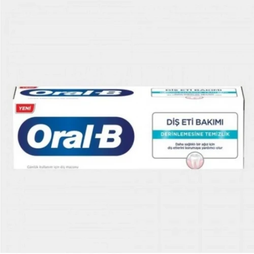 خمیر دندان اورال بی oral be مراقبت از لثه و تمیز کننده قوی مدل DIC ETI BAKIMI حجم 65 میل
