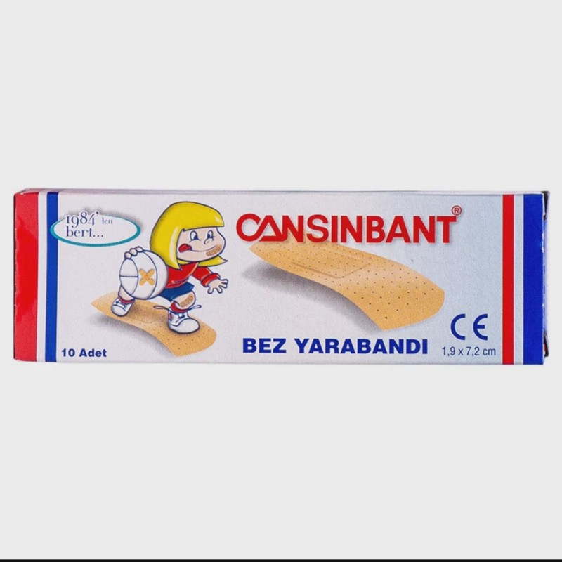 چسب زخم ضدآب CANSINBANTبسته 10 عددی،ترکیه