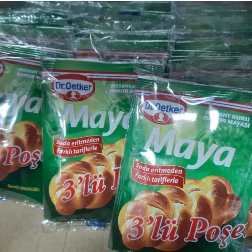 پودر مایه خمیر دکتر اوتکر پک 3 عددی تاریخ جدید Dr Oetker