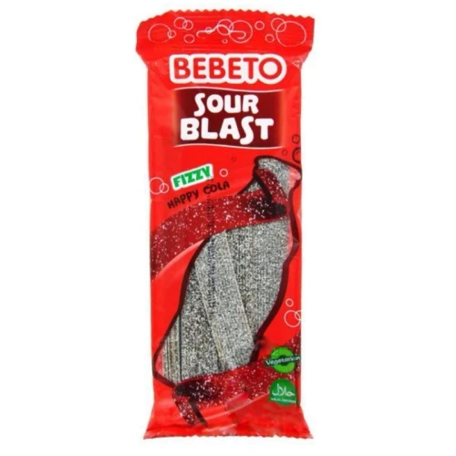 پاستیل های ترش نواری ببتو BEBETO در مدل های متنوع وزن 75 گرم