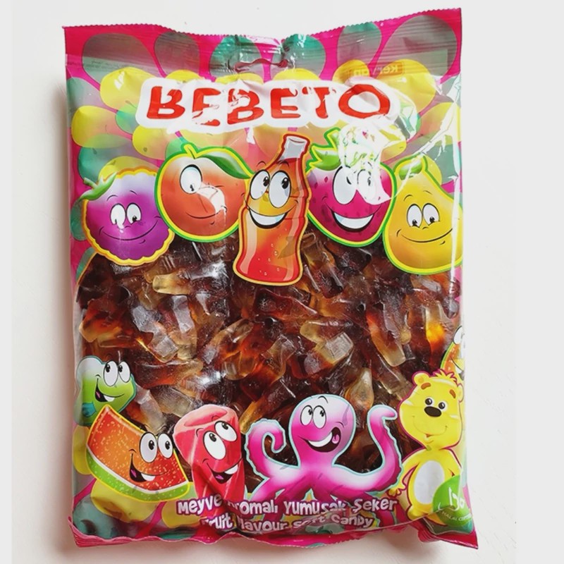 پاستیل یک کیلویی BEBETO ببتو در طرح های مختلف وزن 1000 گرم
