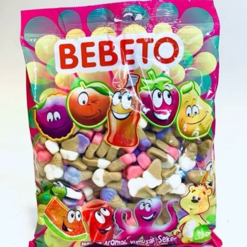 پاستیل BEBETO ببتو با طرح بستنی وزن یک کیلویی