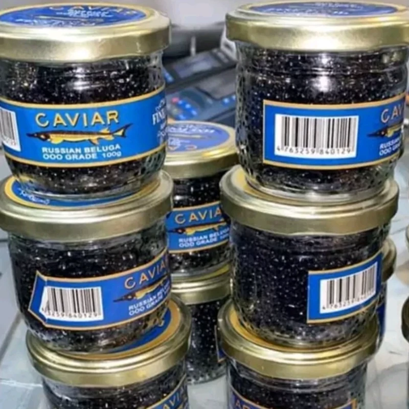 خاویار بلوگا آذربایجان وزن 100 گرم ا Beluga Caviar