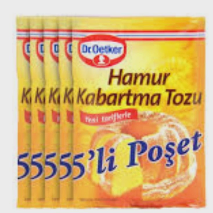 بکینگ پودر دکتر اوتکر 5 عددی تاریخ جدید Dr. Otker baking powder 5 pieces محصول ترکیه
