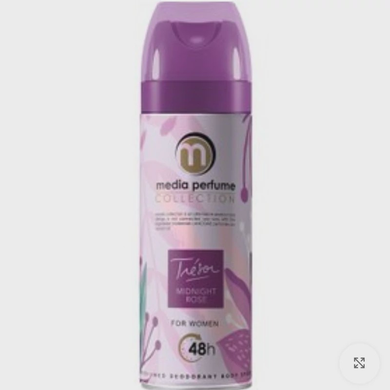 اسپری خوشبو کننده بدن زنانه مدیا مدل midnight rose حجم 200 میلی لیتر