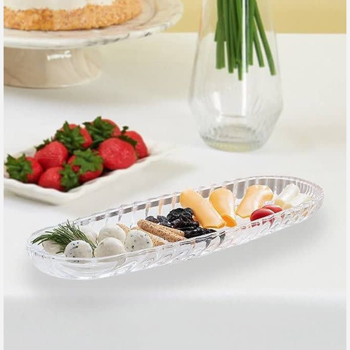 دیس بیضی شیشه ای سایز33